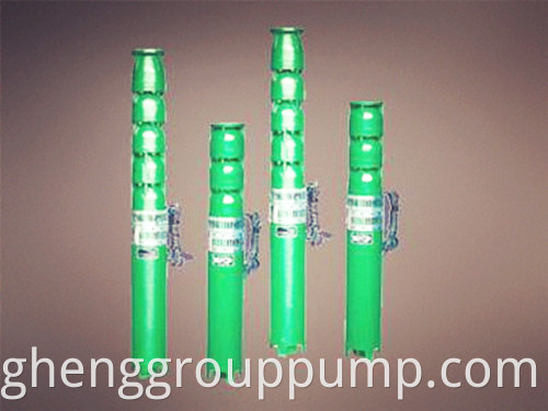 Blade wheel type single stage submersible pump